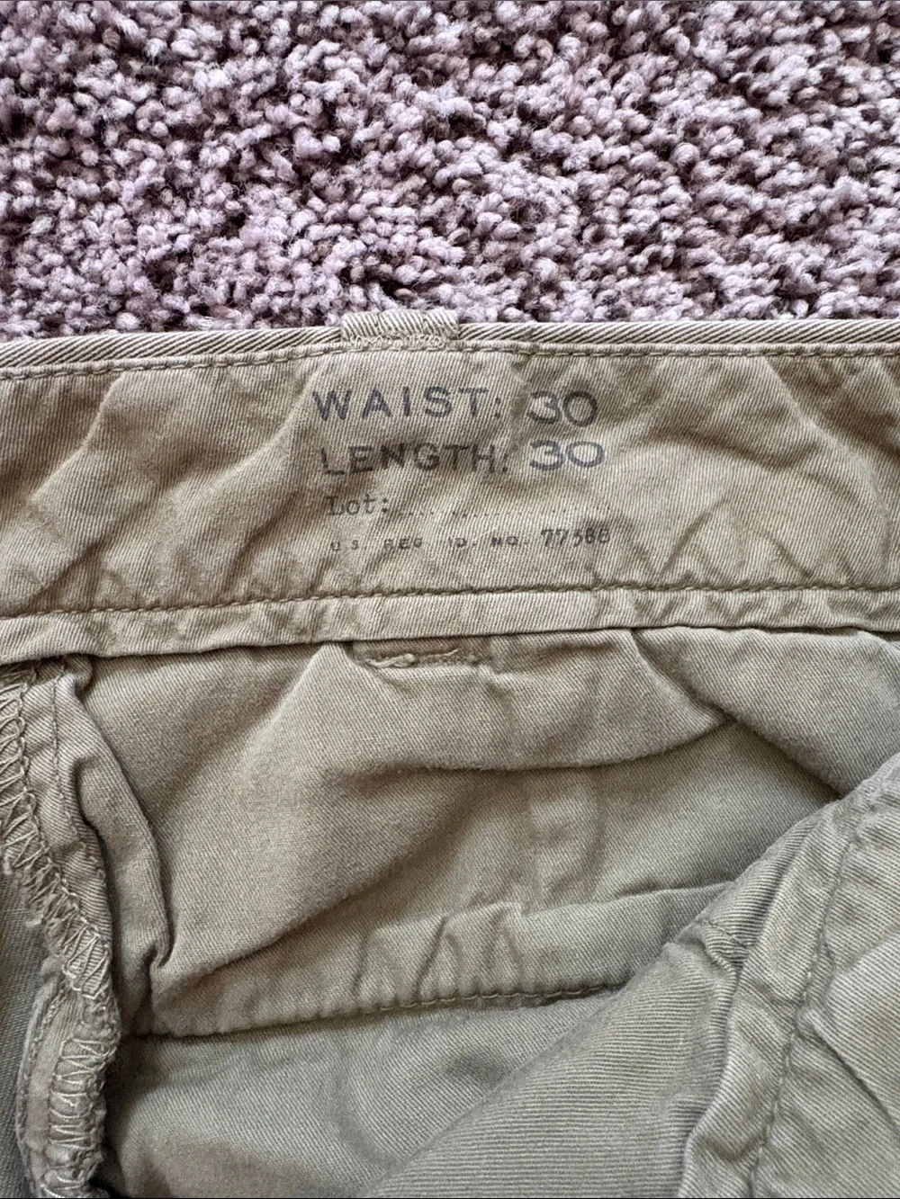 J. Crew Olive Chinos - Men's Straight Fit